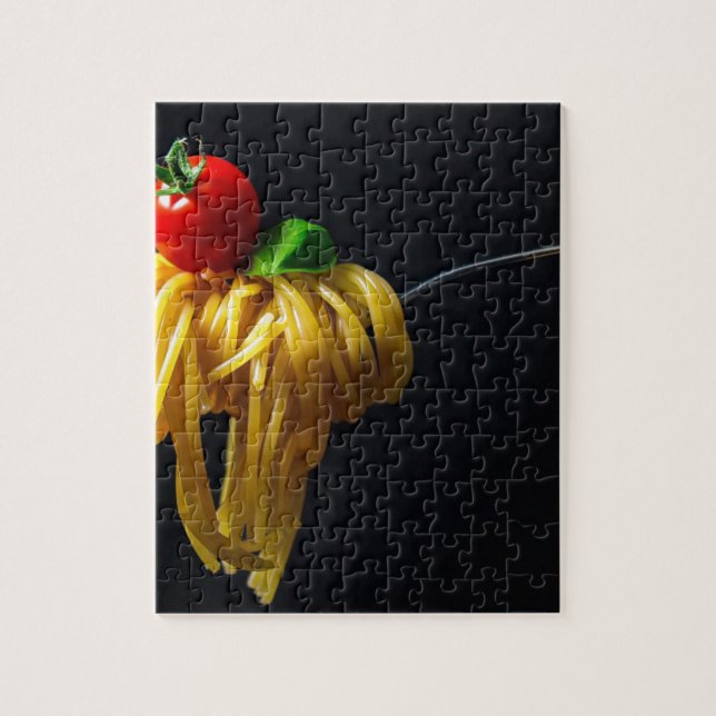 Puzzle Noodle de tomate de pasta para espagueti italiano (Vertical)