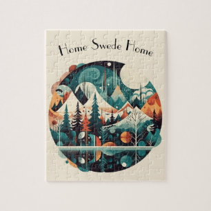 Puzzle Nordic Pines & Peaks, personalizado
