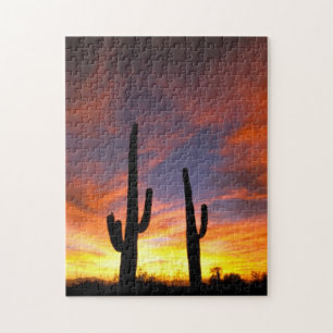 Puzzle Norteamérica, EE. UU., Arizona, Desierto de Sonora