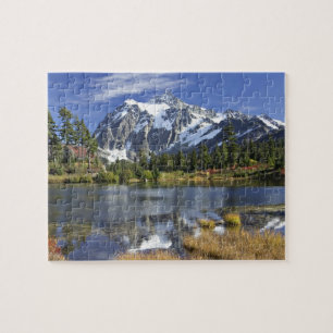 Puzzle Norteamérica, Washington, Cascadas. Mt. Shuksan