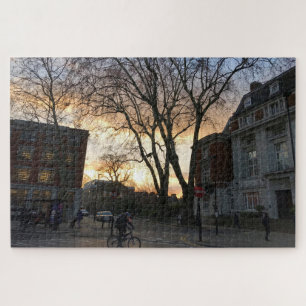 Puzzle North London Sunset Reino Unido Fotografía de Ingl