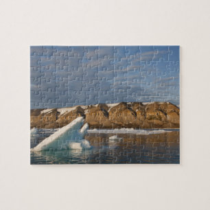 Puzzle Noruega, Svalbard, Isla Spitsbergen, Atardecer