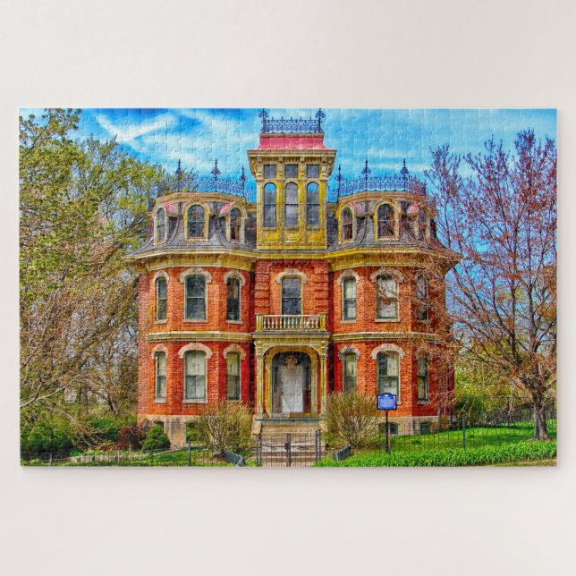 Puzzle Nos encanta Davenport Iowa. (Horizontal)