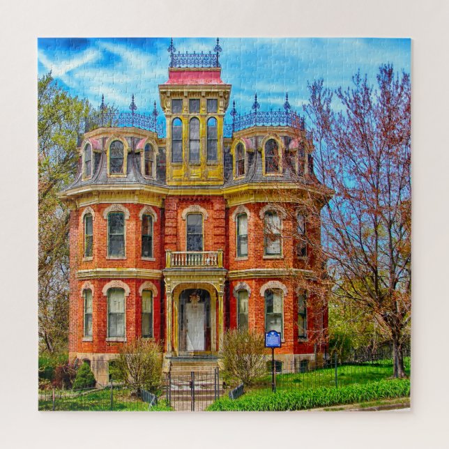 Puzzle Nos encanta Davenport Iowa. (Vertical)