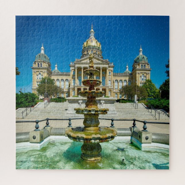 Puzzle Nos encanta Des Moines Iowa. (Vertical)