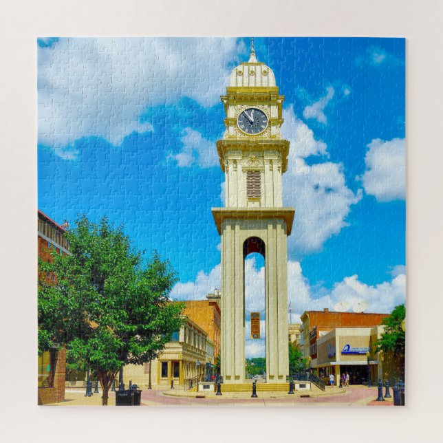 Puzzle Nos encanta Dubuque en Iowa. (Vertical)