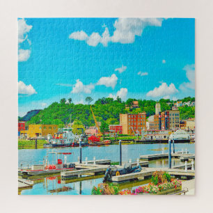 Puzzle Nos encanta Dubuque en Iowa.