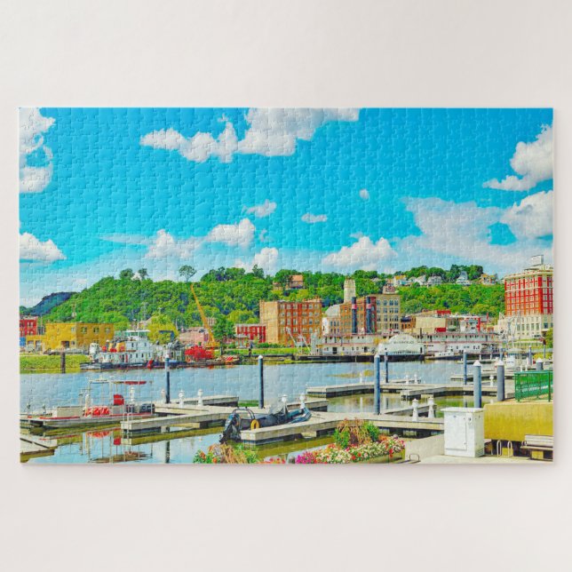 Puzzle Nos encanta Dubuque en Iowa. (Horizontal)