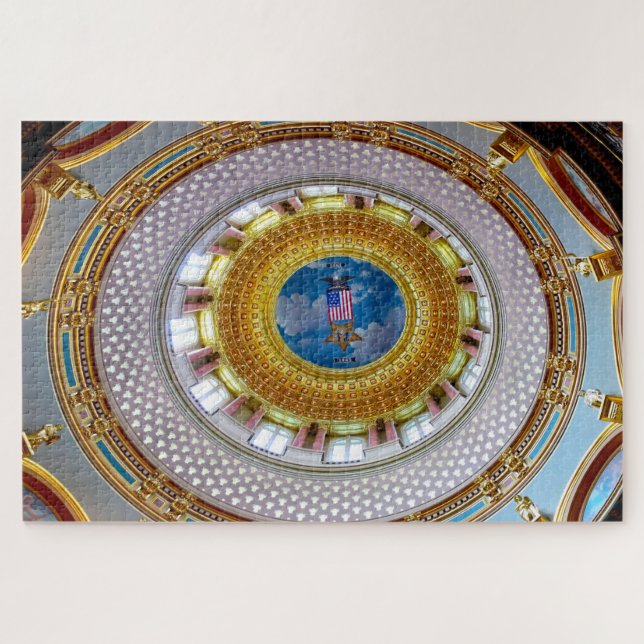 Puzzle Nos encanta el Capitolio del Estado de Des Moines  (Horizontal)