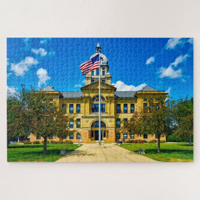 Puzzle Nos encanta el condado de Benton Iowa. (Horizontal)