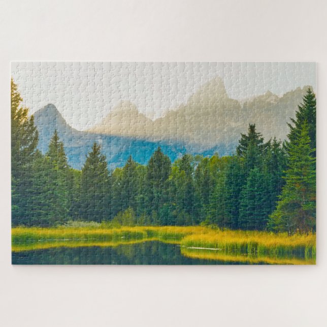 Puzzle Nos encanta el Grand Teton Wyoming (Horizontal)
