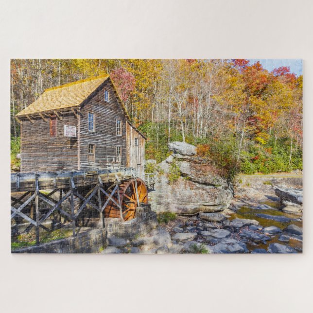 Puzzle Nos encanta el Grist Mill Virginia (Horizontal)
