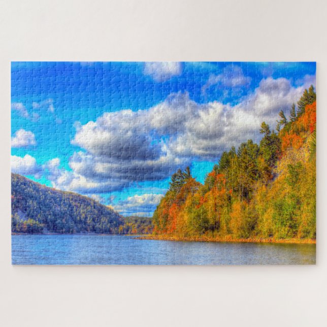 Puzzle Nos encanta el lago Devils Wisconsin. (Horizontal)