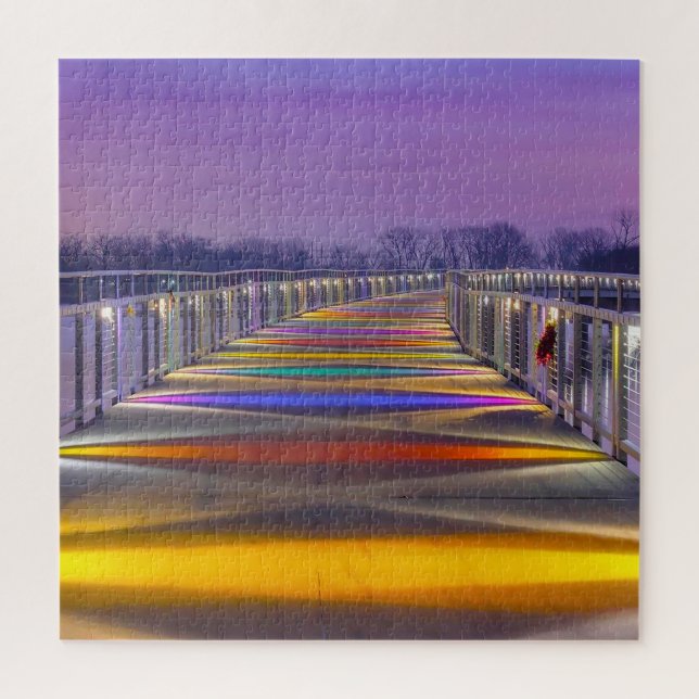 Puzzle Nos encanta el lago Gray Iowa. (Vertical)