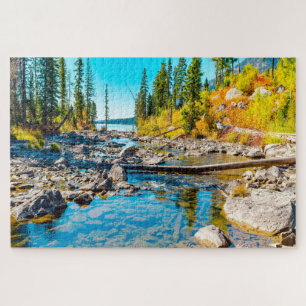 Puzzle Nos encanta el Lago Wyoming.