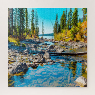 Puzzle Nos Encanta El Lago Wyoming Tranquilidad.
