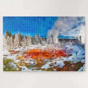 Puzzle Nos encanta el Parque Nacional Yellowstone
