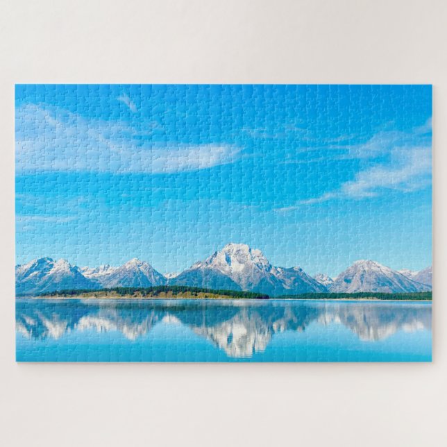 Puzzle Nos encanta el Wyoming del Grand Teton. (Horizontal)