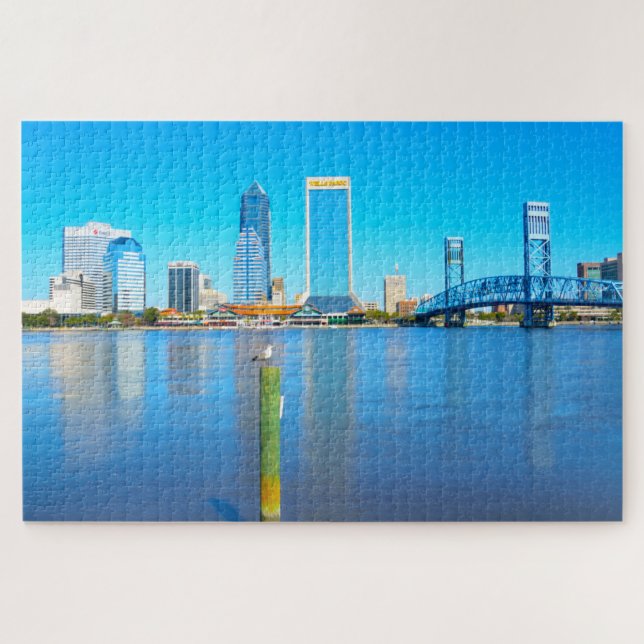 Puzzle Nos encanta Jacksonville en Florida (Horizontal)