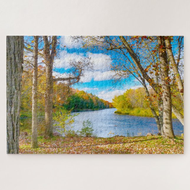 Puzzle Nos encanta Jump River Wisconsin. (Horizontal)