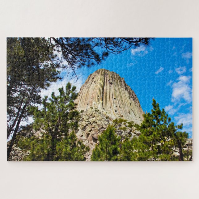 Puzzle Nos encanta la Torre Wyoming del Diablo (Horizontal)