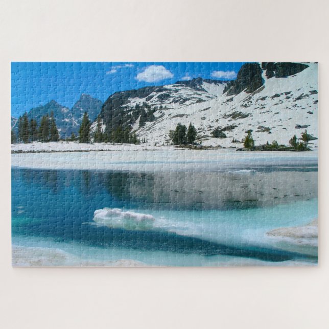 Puzzle Nos encanta Lake Solitude Wyoming (Horizontal)