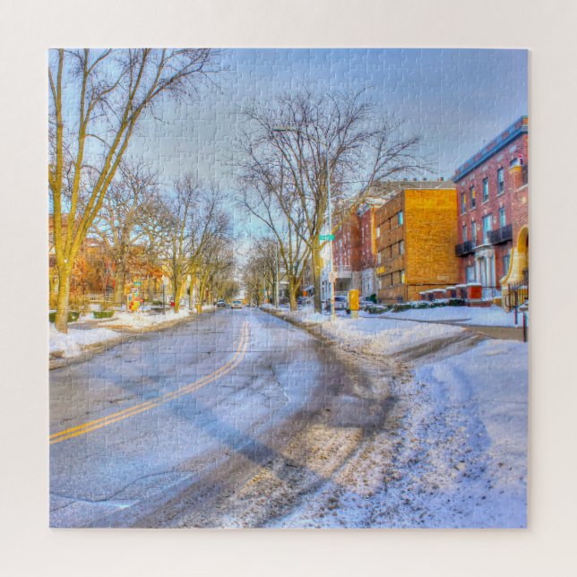Puzzle Nos encanta Madison Wisconsin. (Vertical)