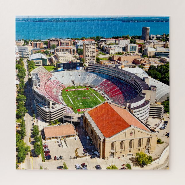 Puzzle Nos encanta Madison Wisconsin. (Vertical)