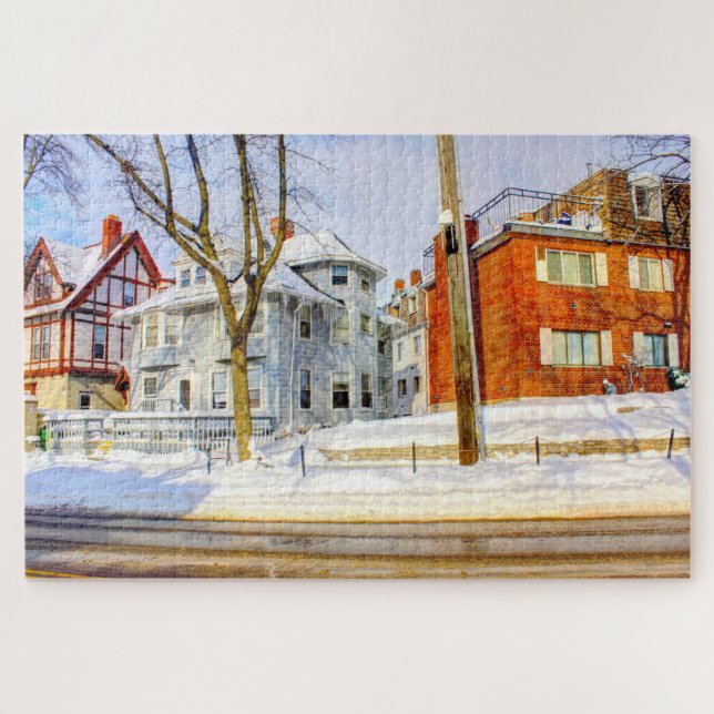 Puzzle Nos encanta Madison Wisconsin. (Horizontal)