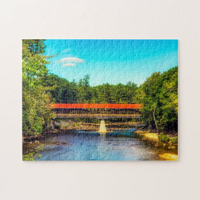 Puzzle Nos encanta Saco River New Hampshire (Horizontal)