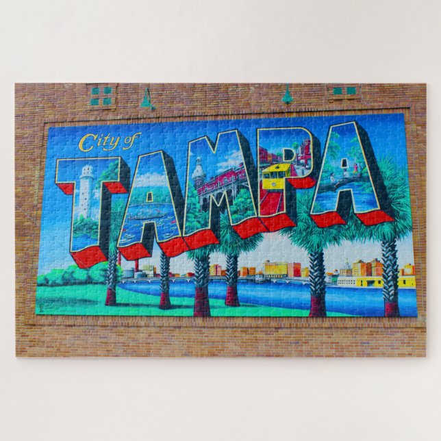 Puzzle Nos encanta Tampa Florida (Horizontal)