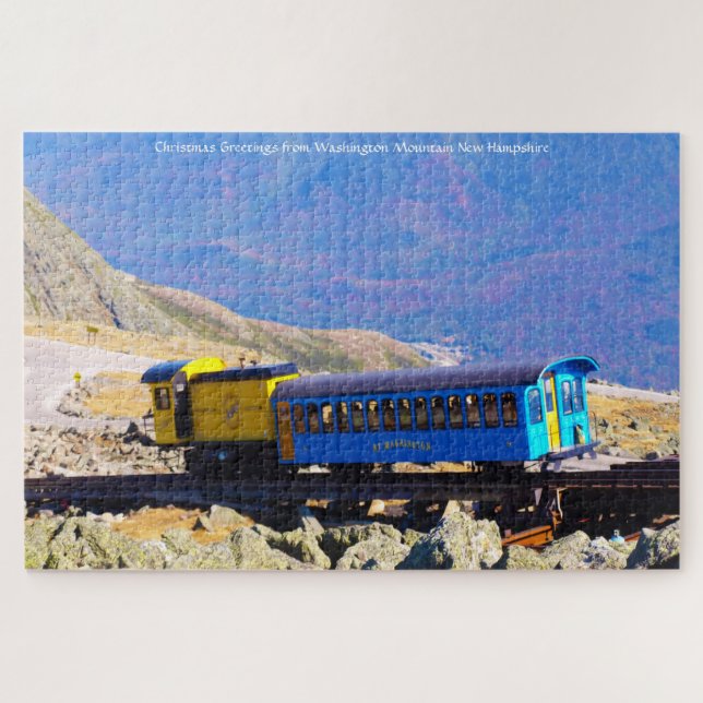 Puzzle Nos encanta Washington Mountain New Hampshire Jigs (Horizontal)