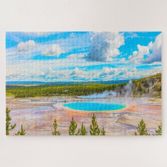 Puzzle Nos encanta Yellowstone Wyoming (Horizontal)