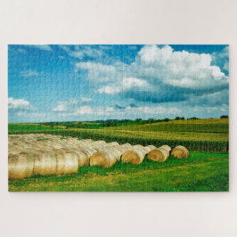 Puzzle Nos encantan las granjas en Iowa.