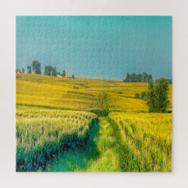 Puzzle Nos encantan las granjas en Iowa.