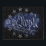 PUZZLE NOSOTROS EL PUEBLO 13 ESTRELLAS 1776<br><div class="desc">NOSOTROS,  EL PUEBLO,  Vintamos 13 estrellas con Oriente. Rompecabezas de rompecabezas de 1776.</div>
