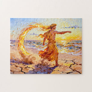 Puzzle Notos Dios del Viento del Sur de la Mitología Grie