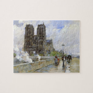 Puzzle Notre Dame Cathedral (Paris, France) (Vintage Art)