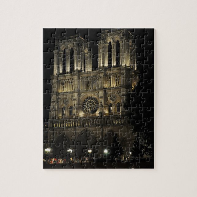 Puzzle Notre Dame de noche (Vertical)