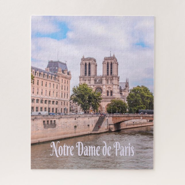 Puzzle Notre Dame de Paris France Catholic cathedral (Vertical)