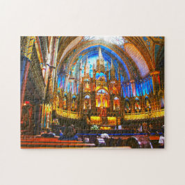 Puzzle Notre Dame Montreal.