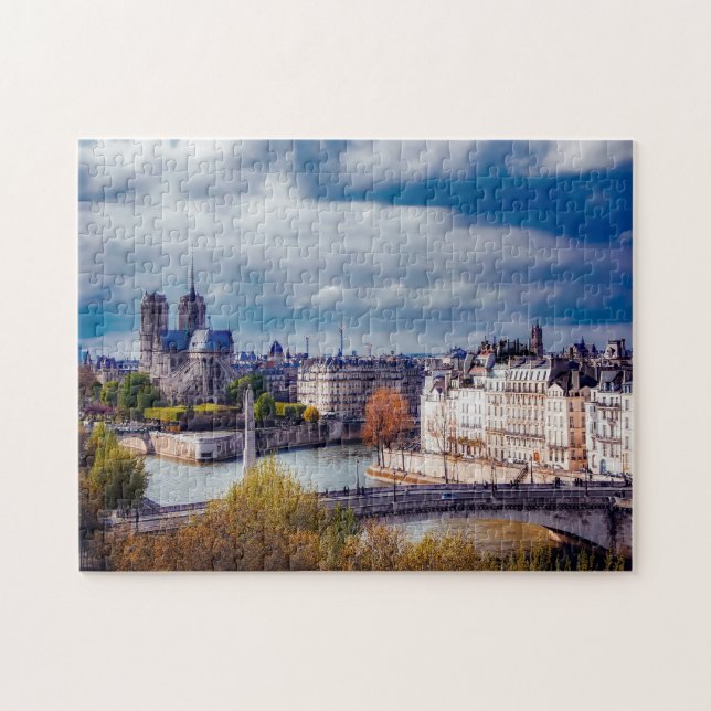 Puzzle Notre Dame Paris. (Horizontal)
