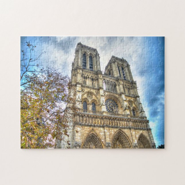 Puzzle Notre Dame Paris. (Horizontal)
