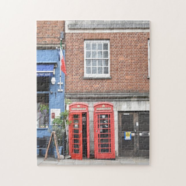 Puzzle Notting Hill Phone Boxes Londres Reino Unido (Vertical)