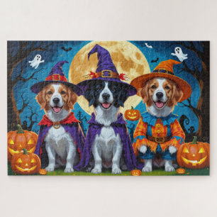 Puzzle Nova Scotia Duck Toller Pumpkin Halloween Funny