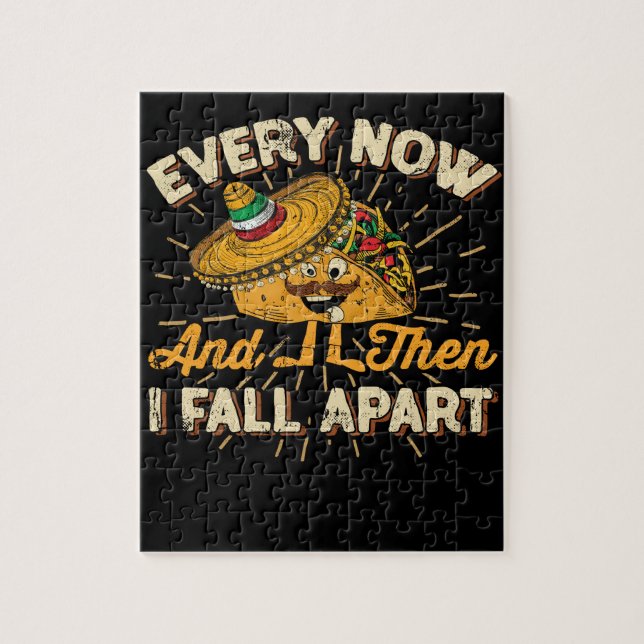 Puzzle Novedad del Taco cada ahora y después me caigo (Vertical)