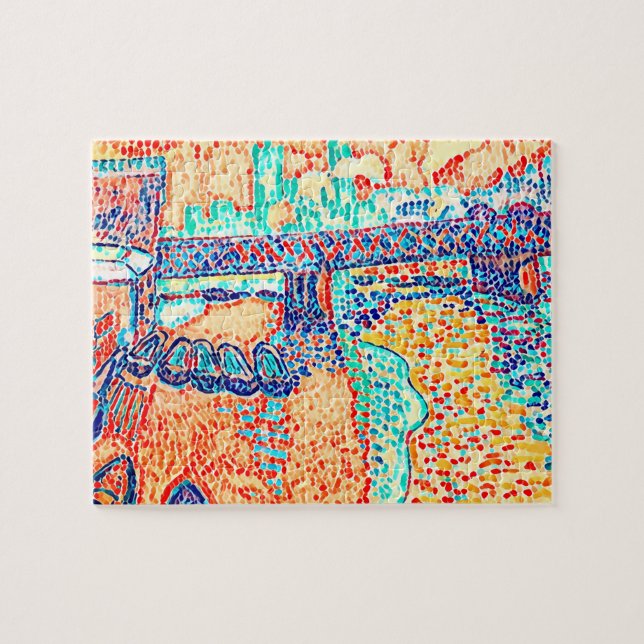 Puzzle Novedad Resumen moderno Art Deco multicolor (Horizontal)