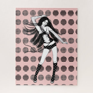 Puzzle novia bailarina rosa