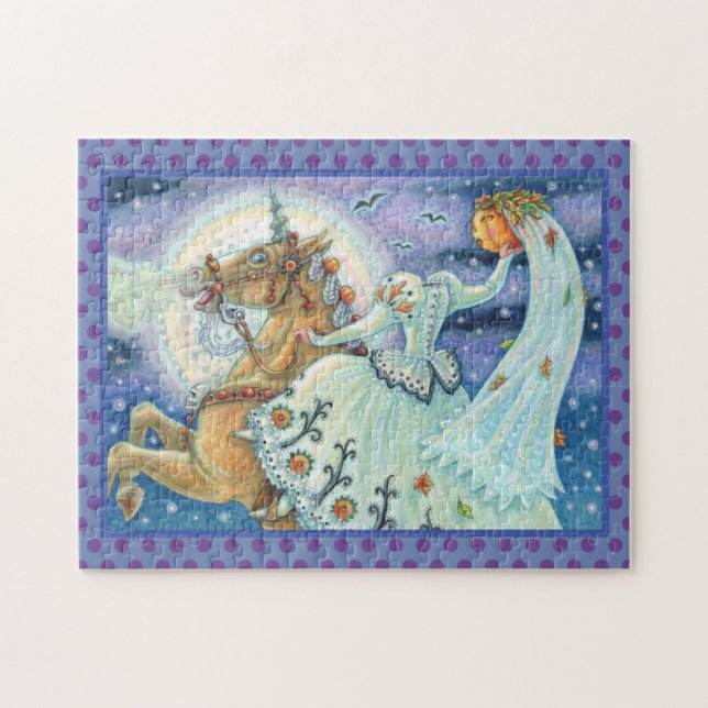 PUZZLE NOVIA DE FLOTE DE DORMIR, PALOMINO HALLOWEEN PUZZL (Horizontal)