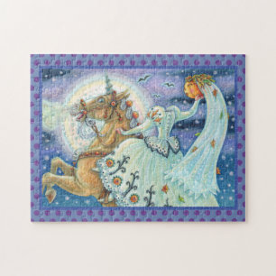 PUZZLE NOVIA DE FLOTE DE DORMIR, PALOMINO HALLOWEEN PUZZL